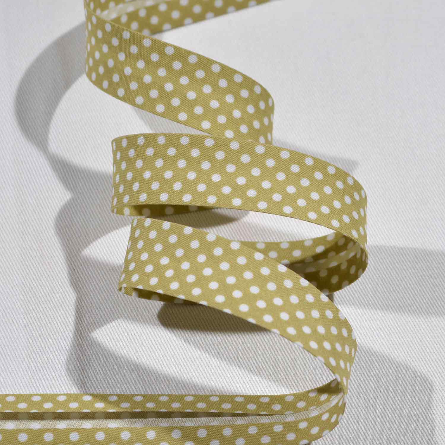 Schrägband 20mm Punkte Kamel 1024