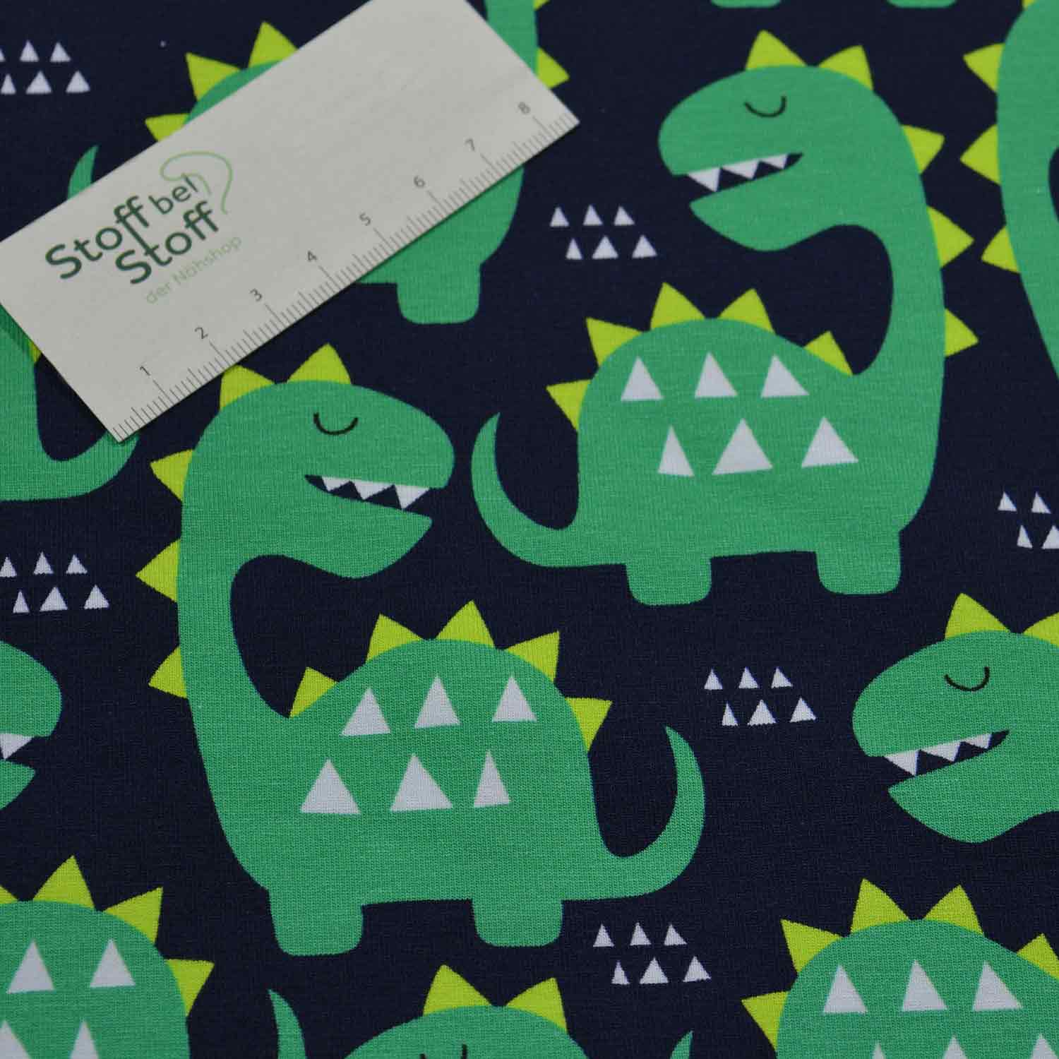 Baumwoll-Jersey "Zacken-Dino" - SBS10989