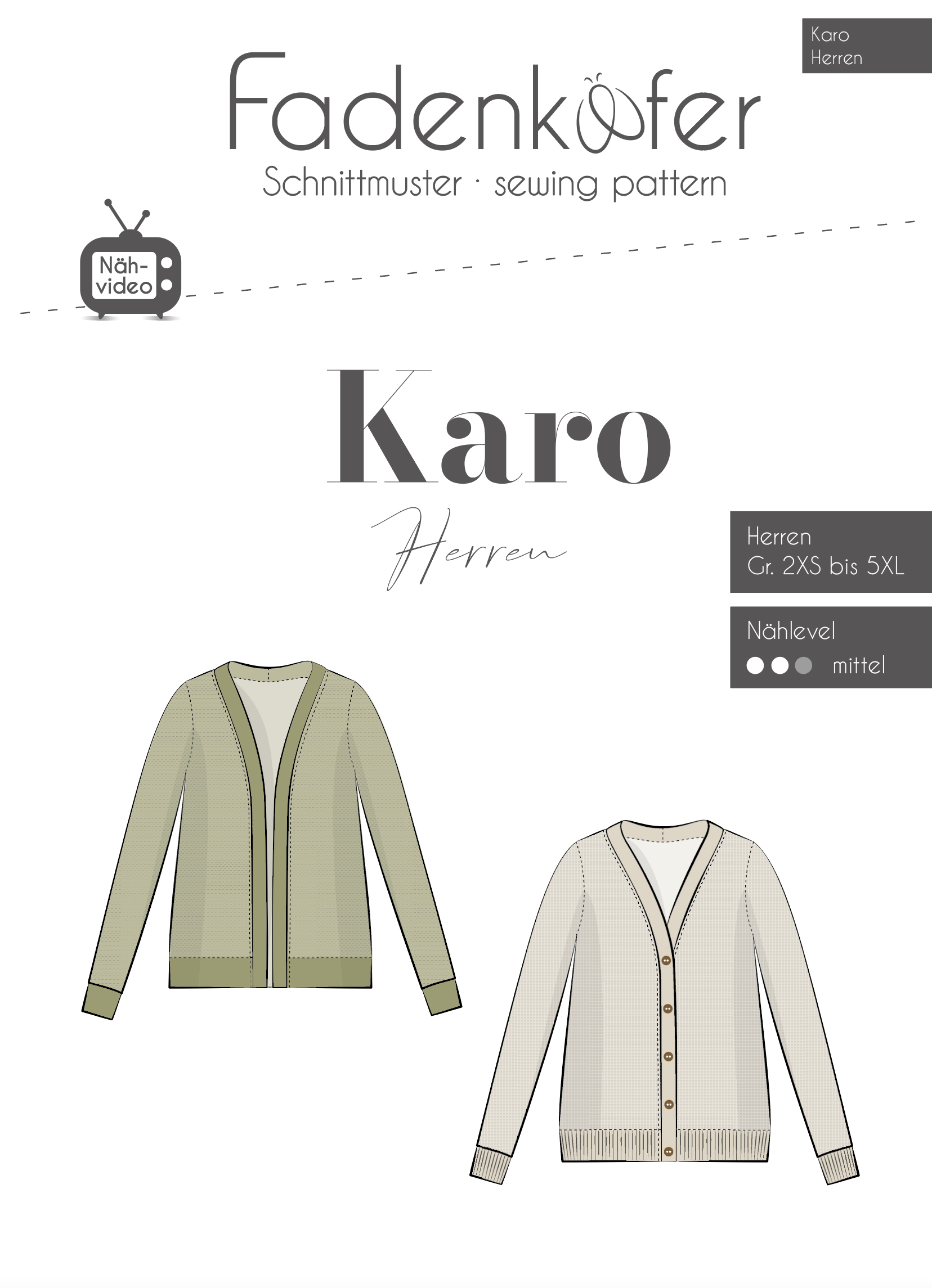 Jacke Karo Herren