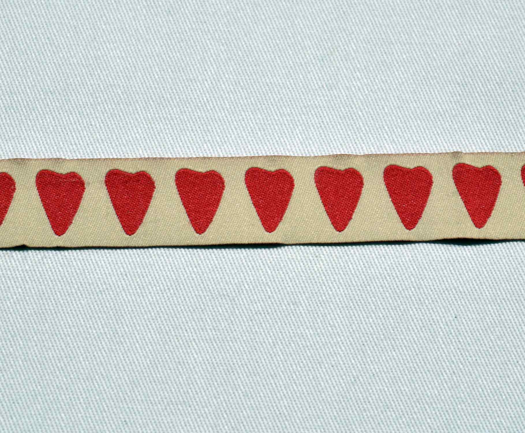 Webband "Herzchen"  