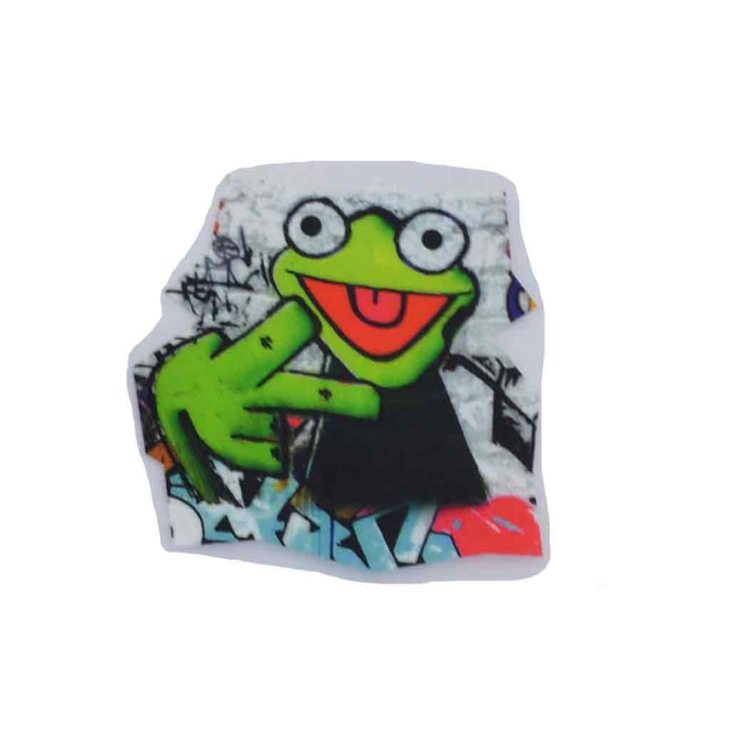 Bügelbild Graffiti Frosch groß SBS11332