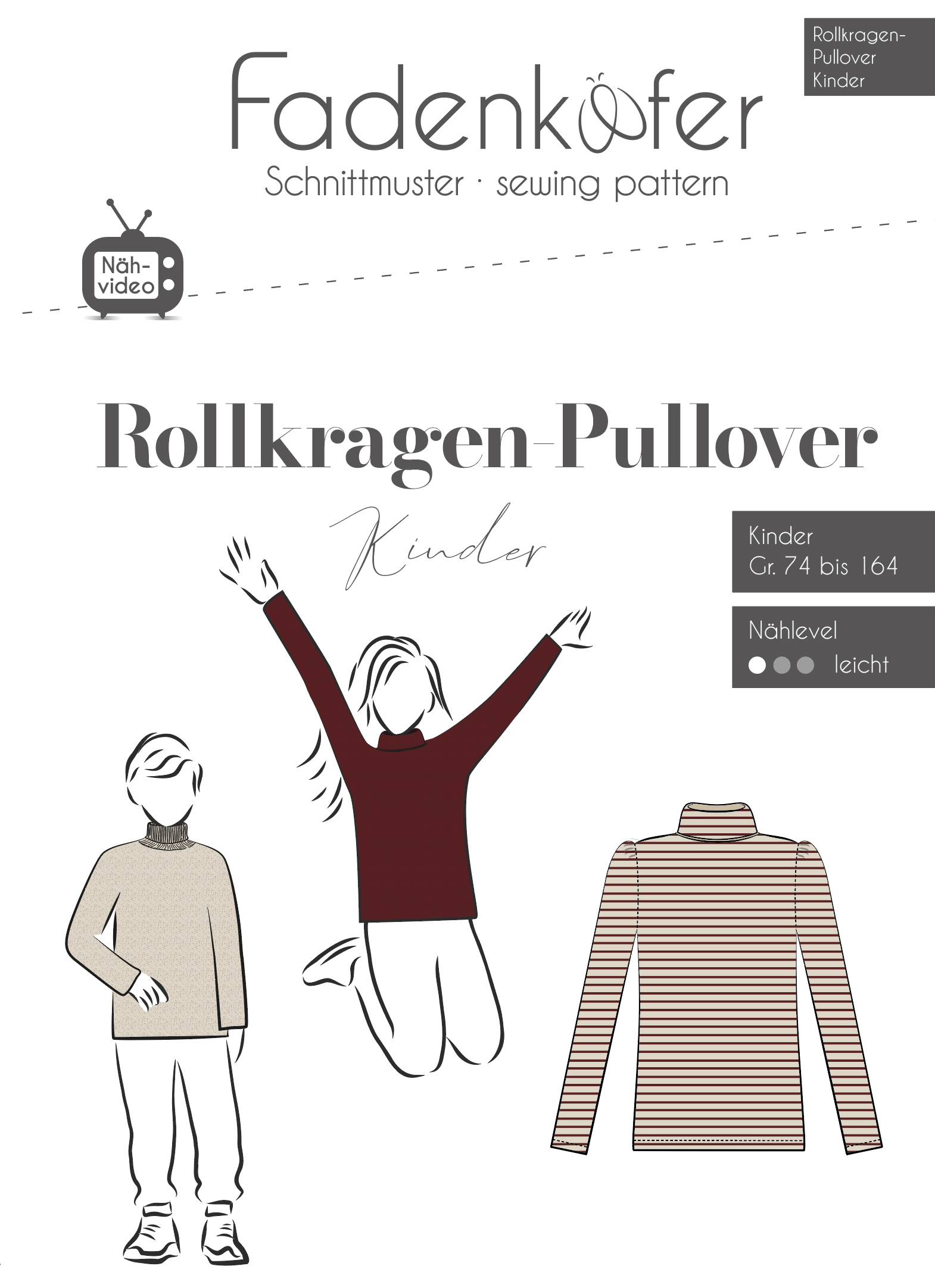 Rollkragenpullover Kinder