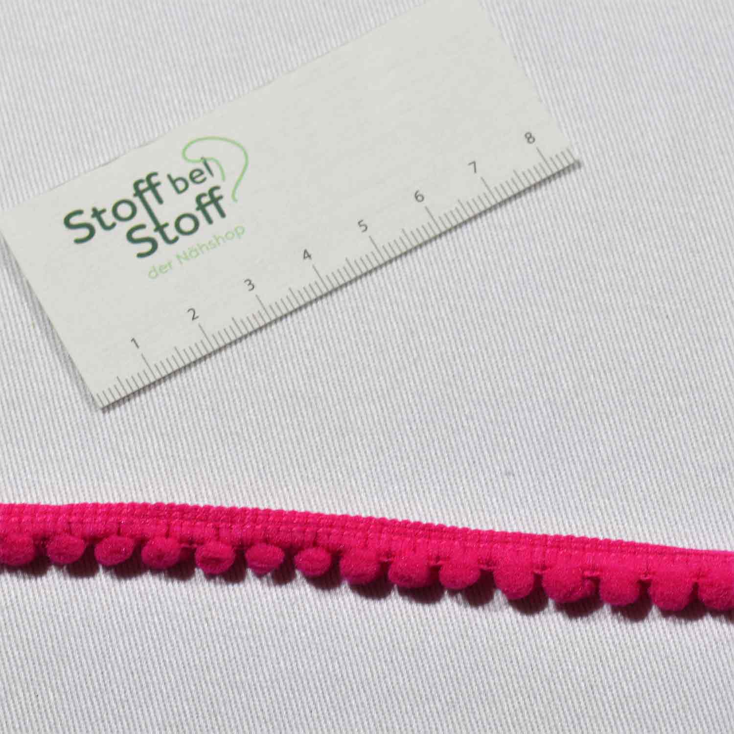 Bommelborte Mini Fuchsia SBS11560 1221