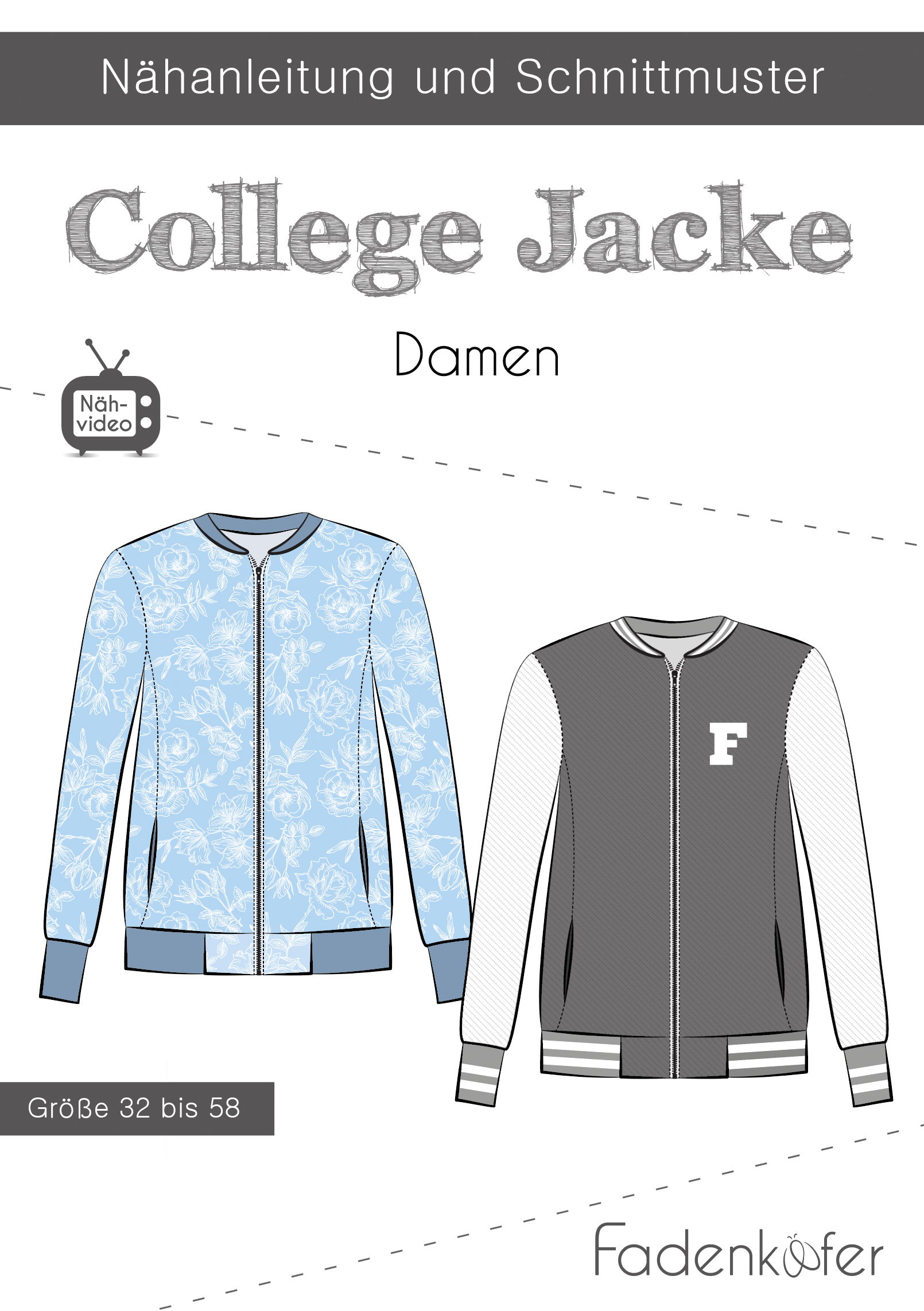 College-Jacke Damen 
