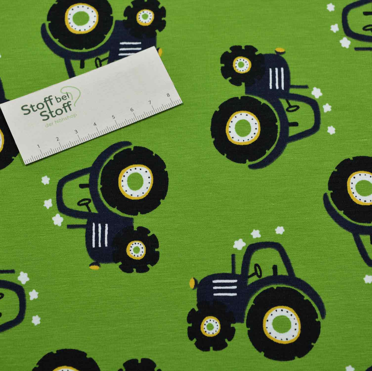Baumwoll-Jersey "Traktor" SBS11591