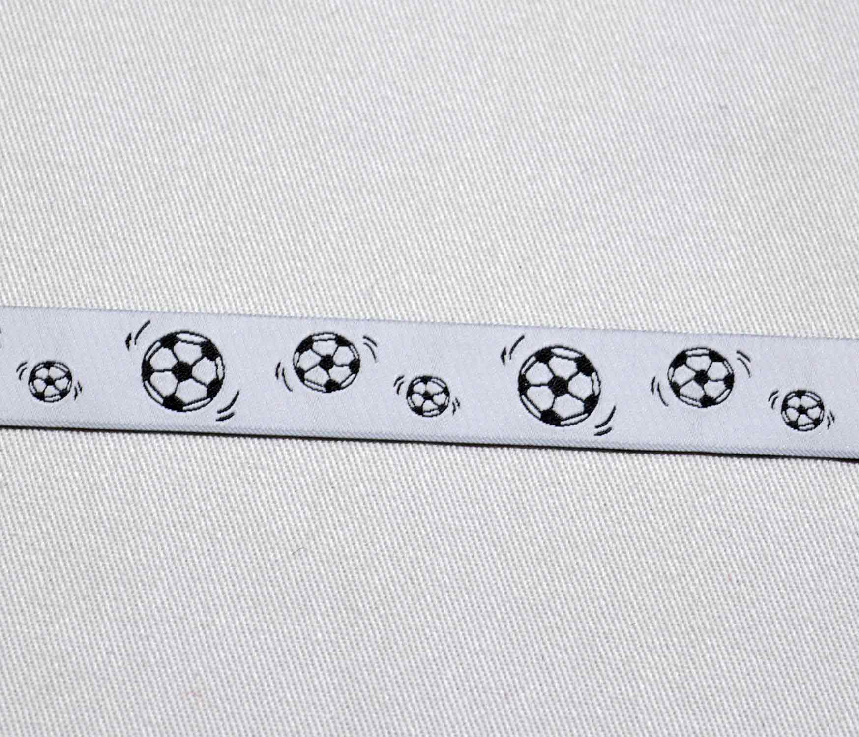 Webband "Fußball weiß" 