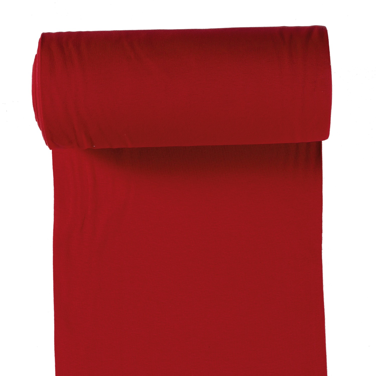 Bündchen uni Rot - 1230