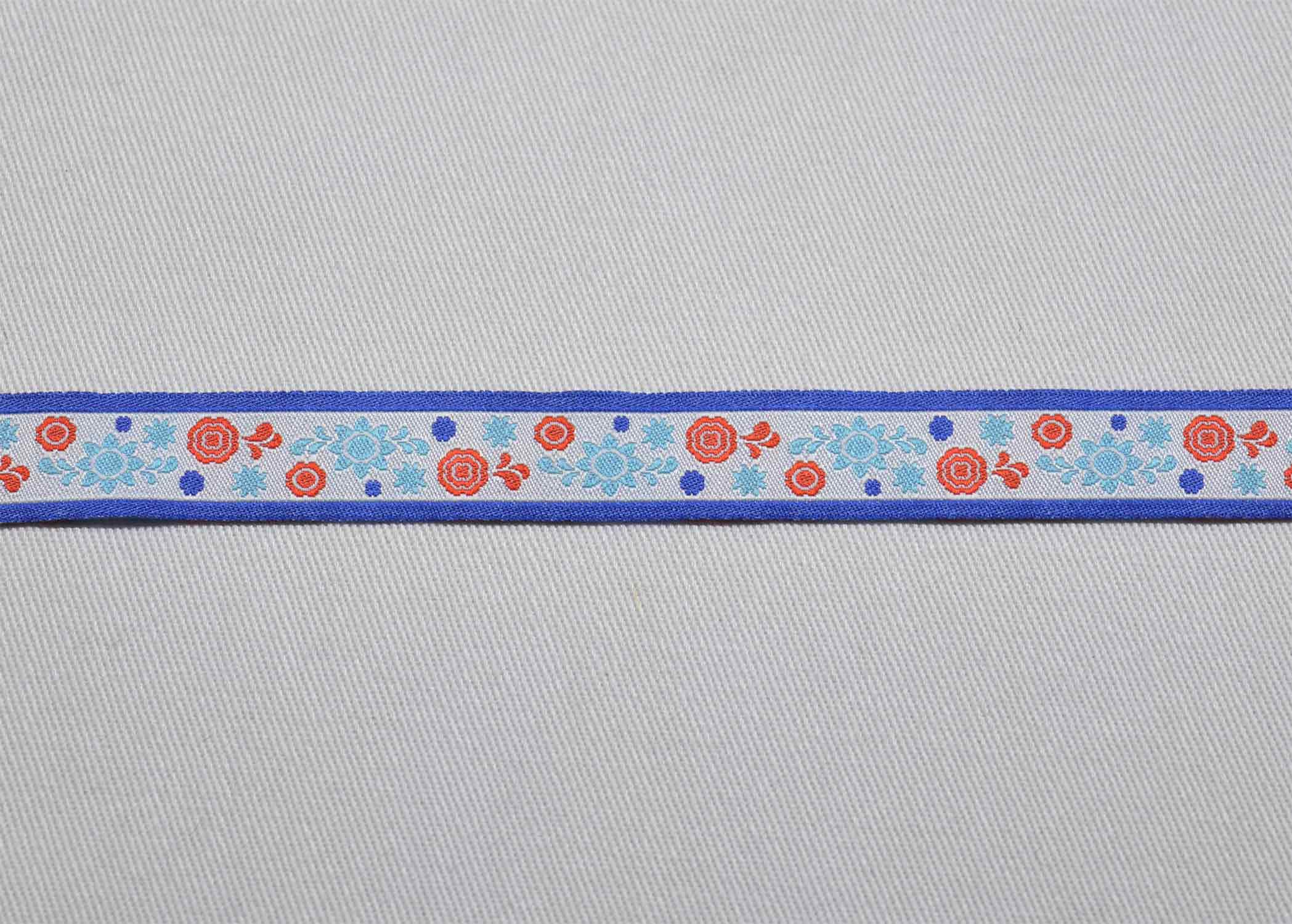 Webband "Blumen" 