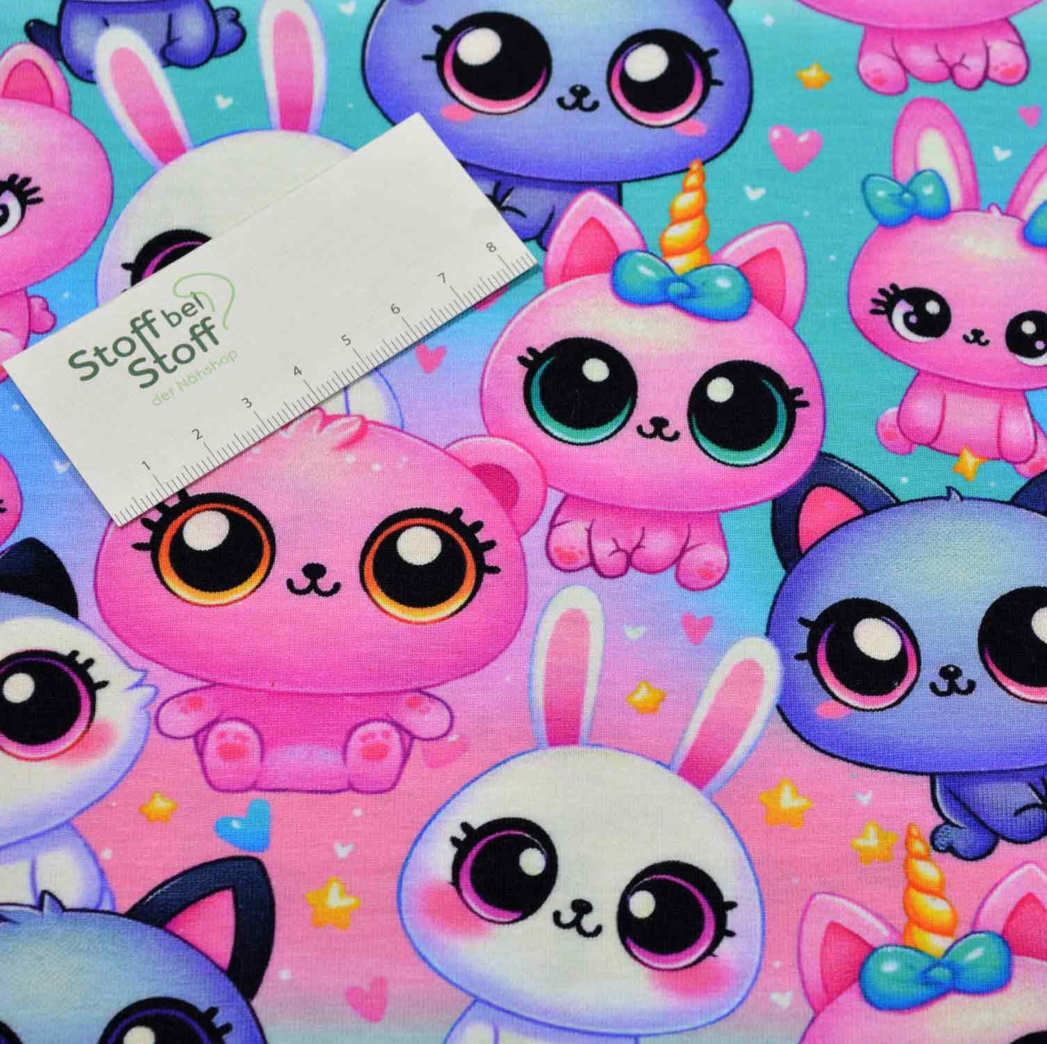Baumwoll-Jersey "Cute Animals" - SBS11626