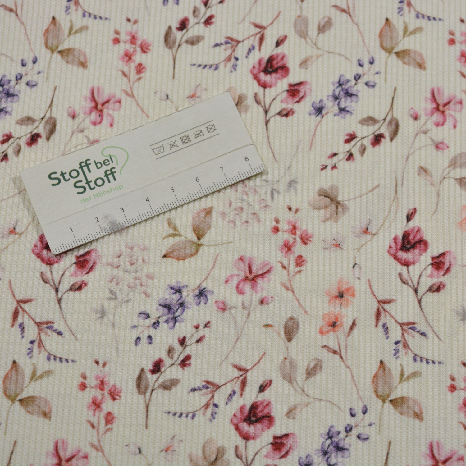 RIB -Jersey "Blumen" SBS12030
