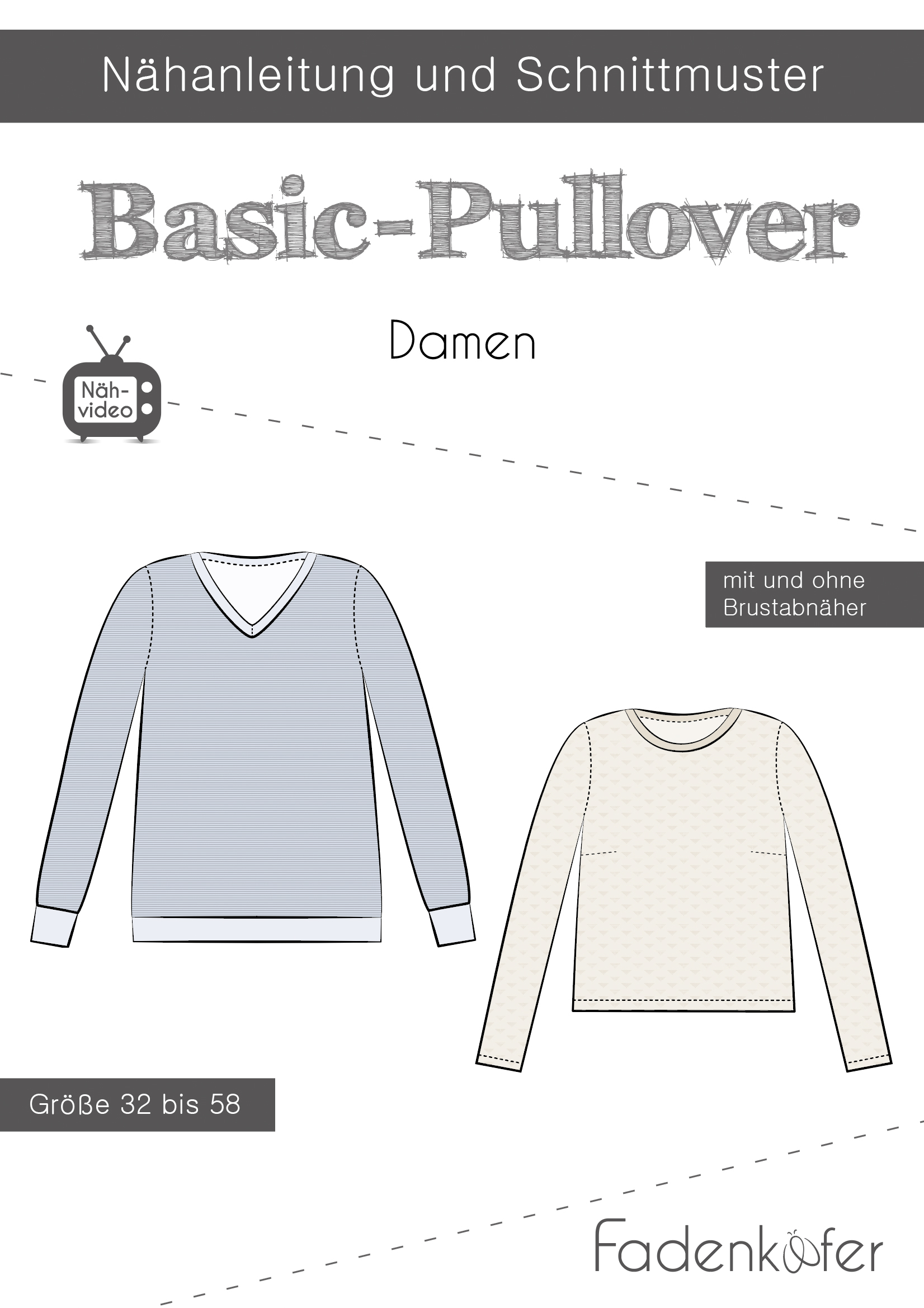 Basic-Pullover Damen 