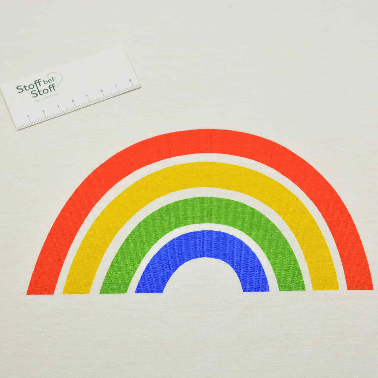 Baumwoll-Jersey Dina Panel Regenbogen SBS11417