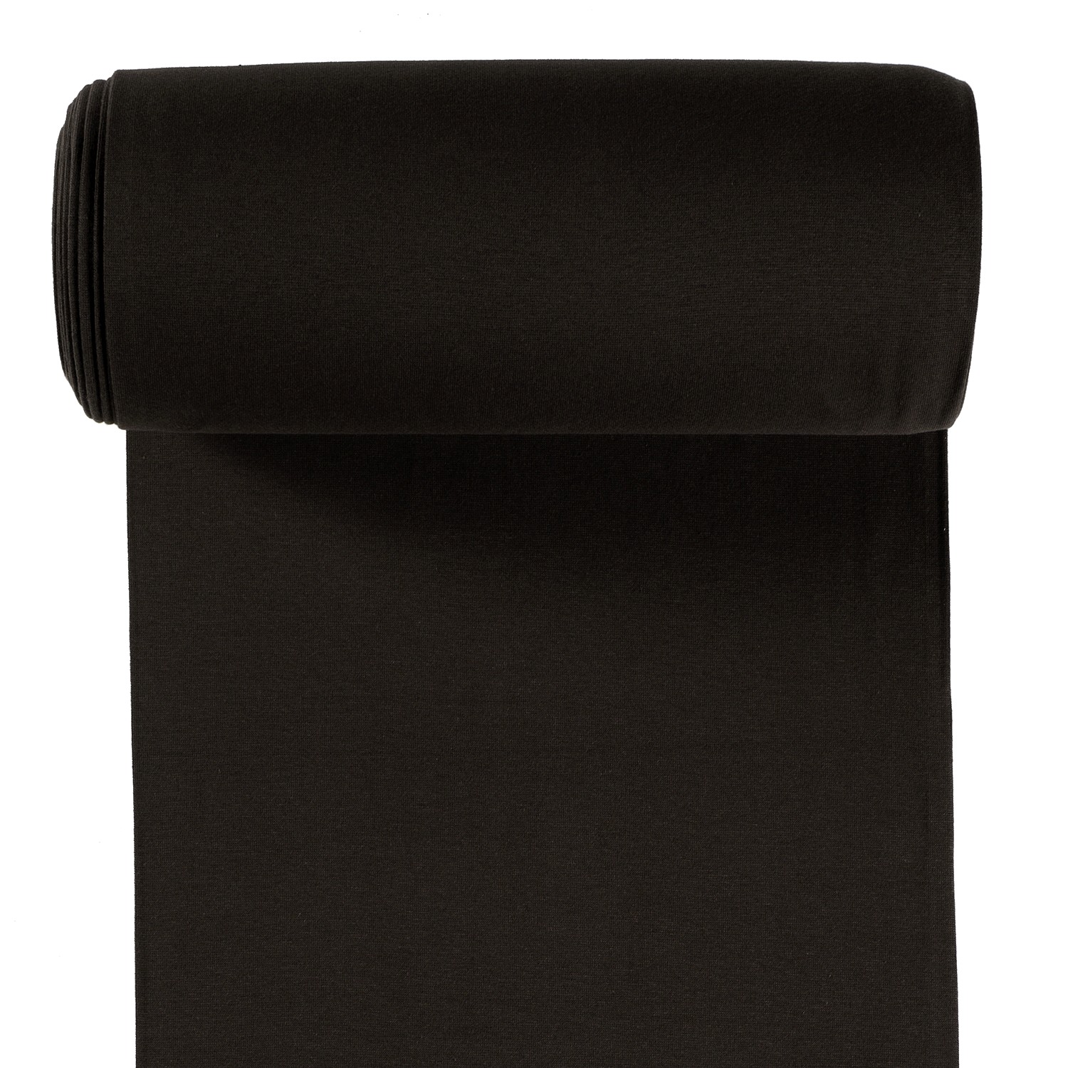 Bündchen uni Schwarz 1001