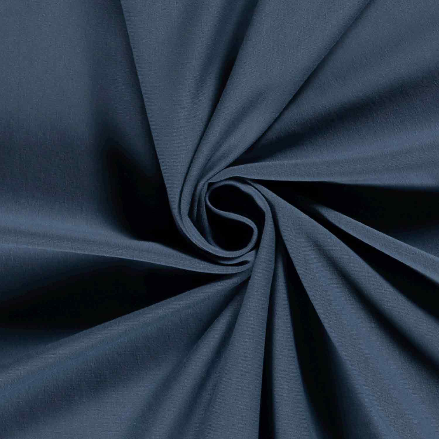 French Terry uni indigo - 1110