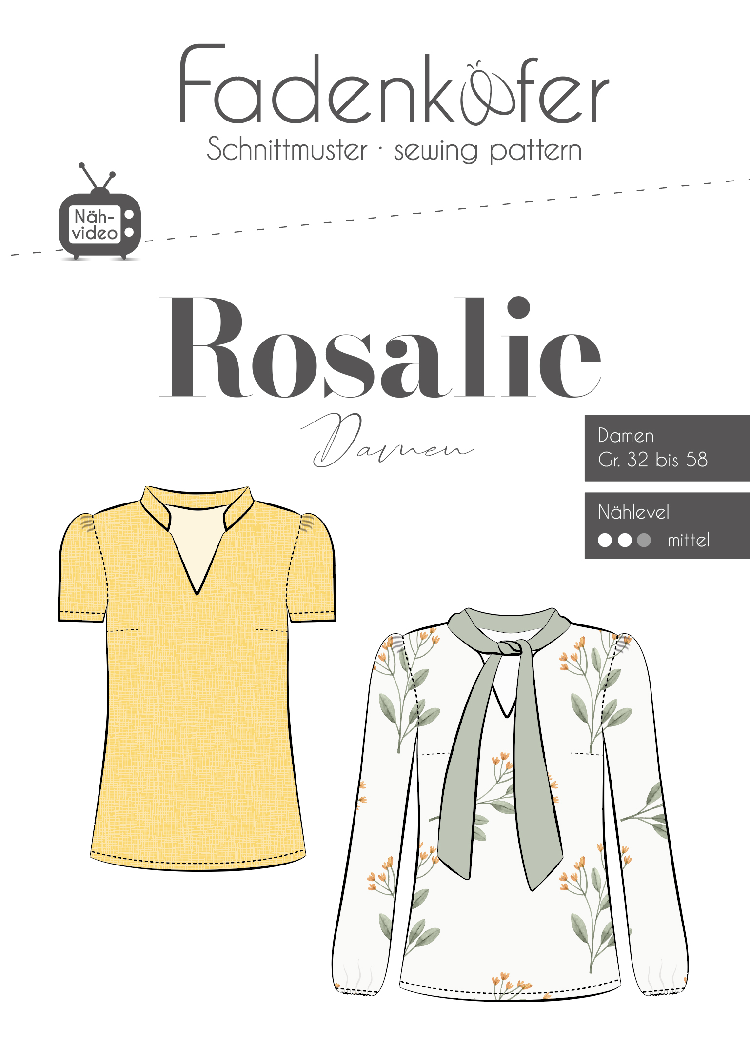 Schluppenbluse Rosalie Damen