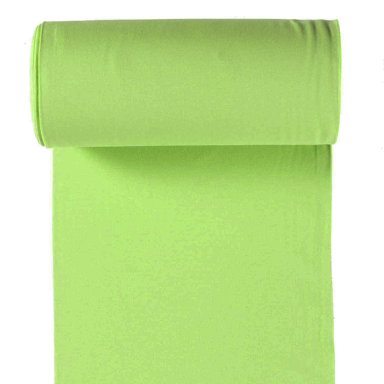 Bündchen uni Limette - 1420