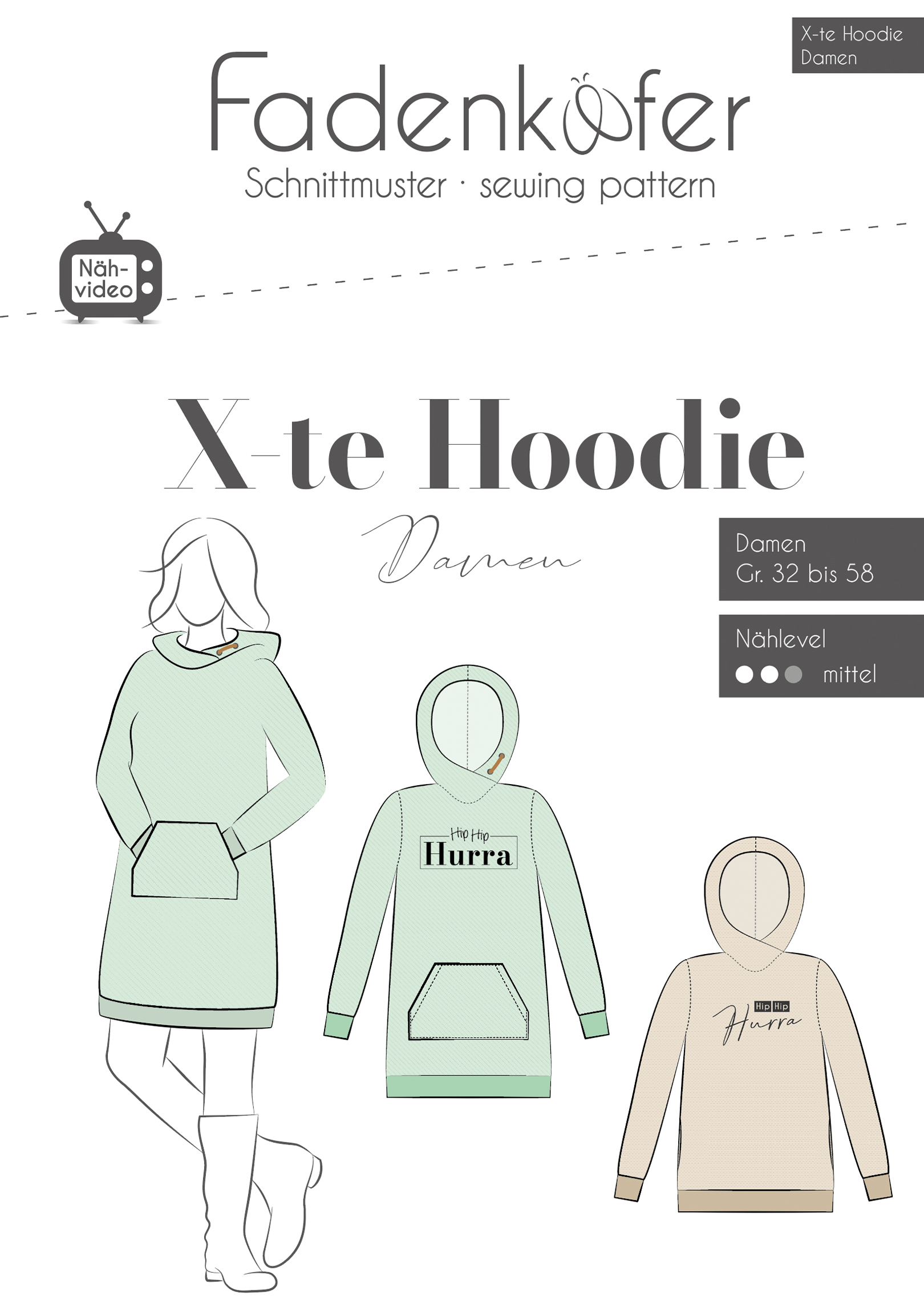 X-te Hoodie Damen