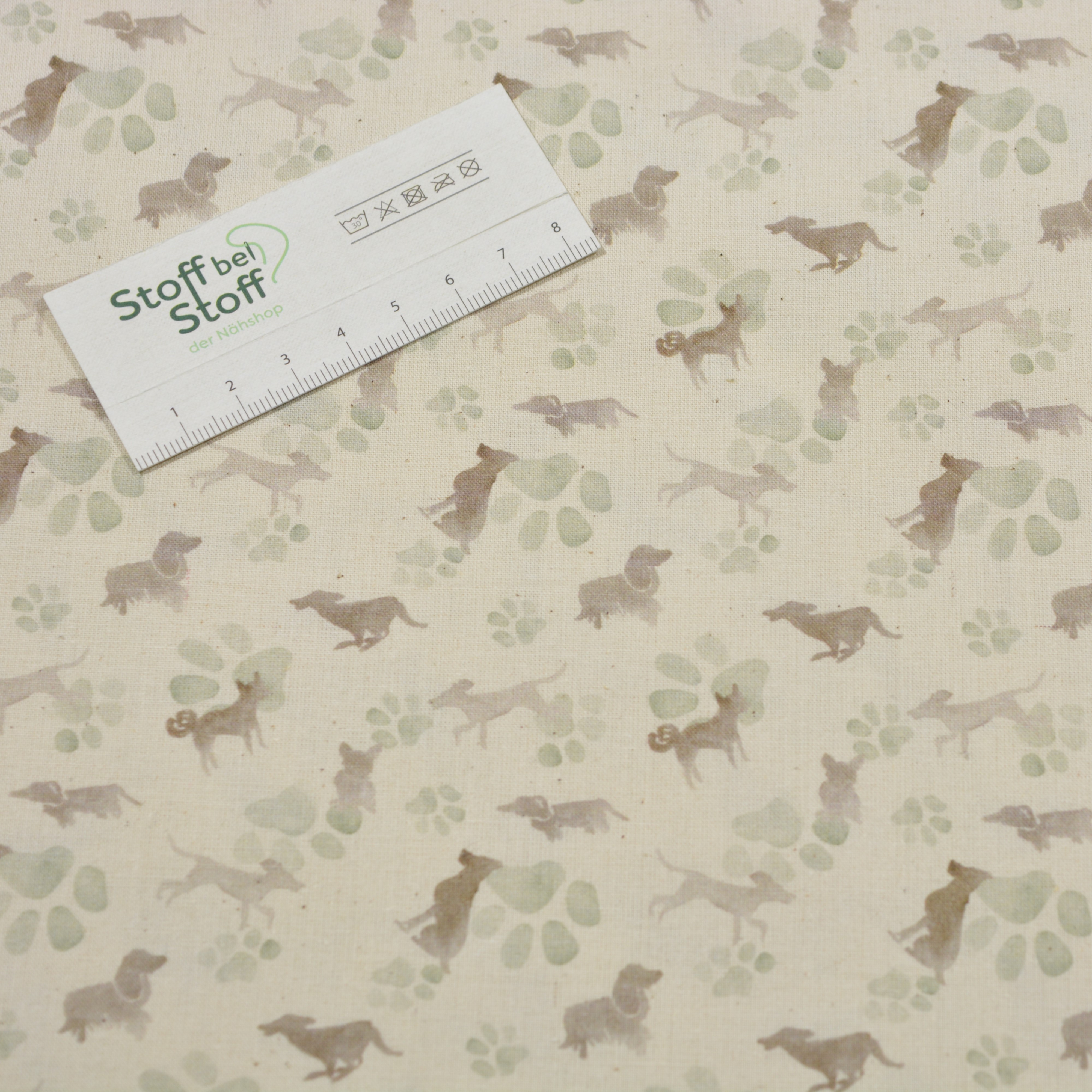 Baumwolle "Hundesilhouetten" - SBS11635