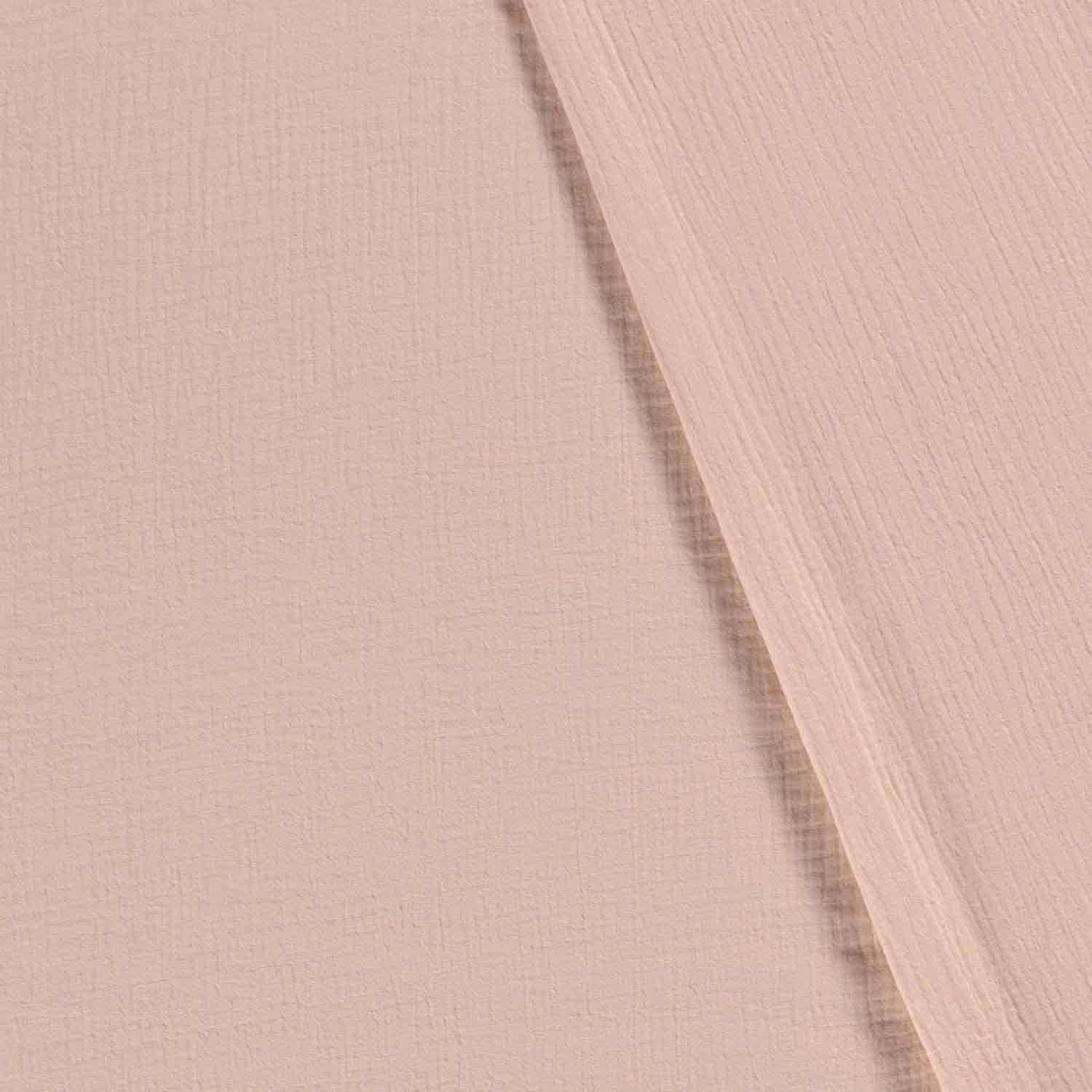 Musselin Double Gauze uni Nude - 1212 