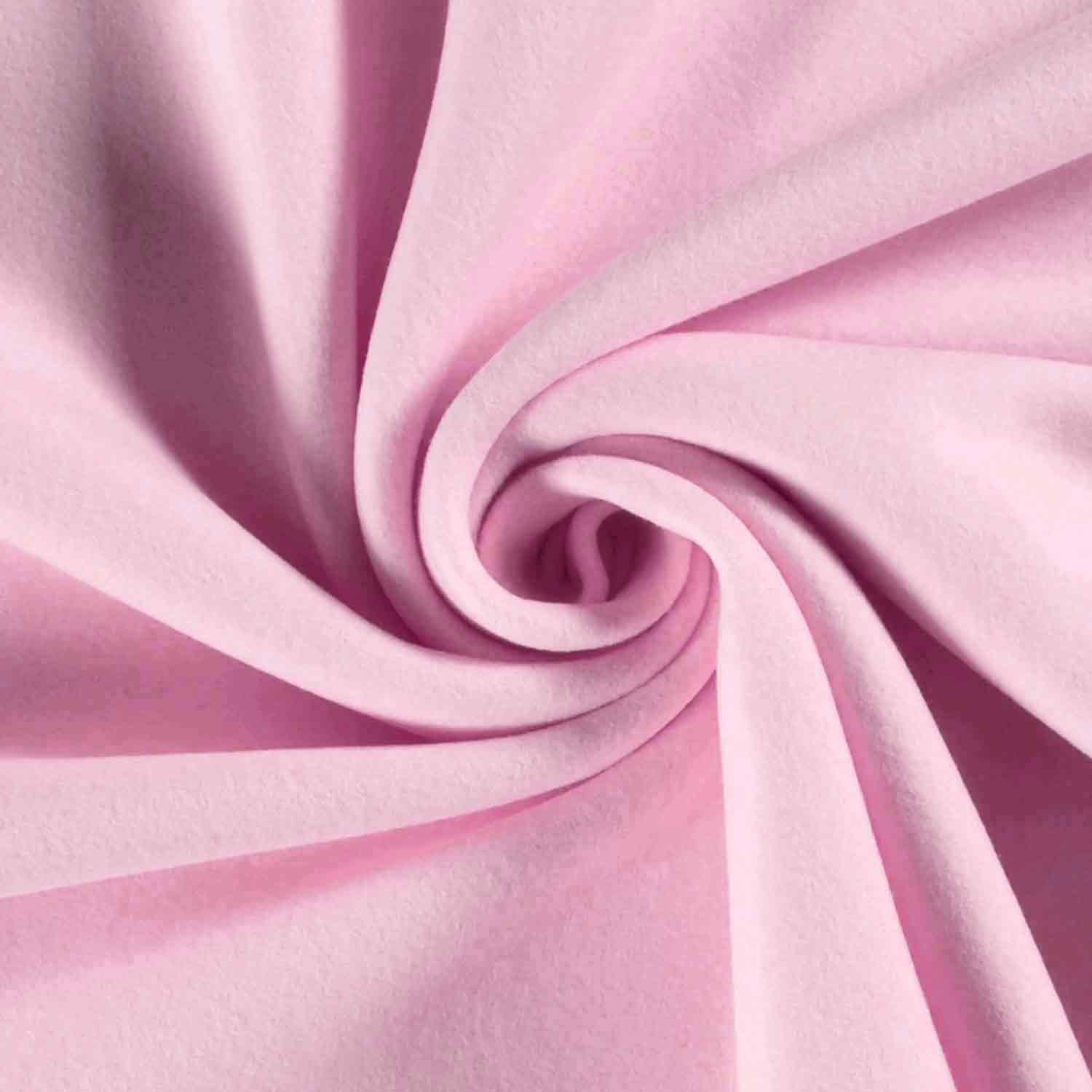 Baumwoll-Fleece uni in zahlreichen Farben 