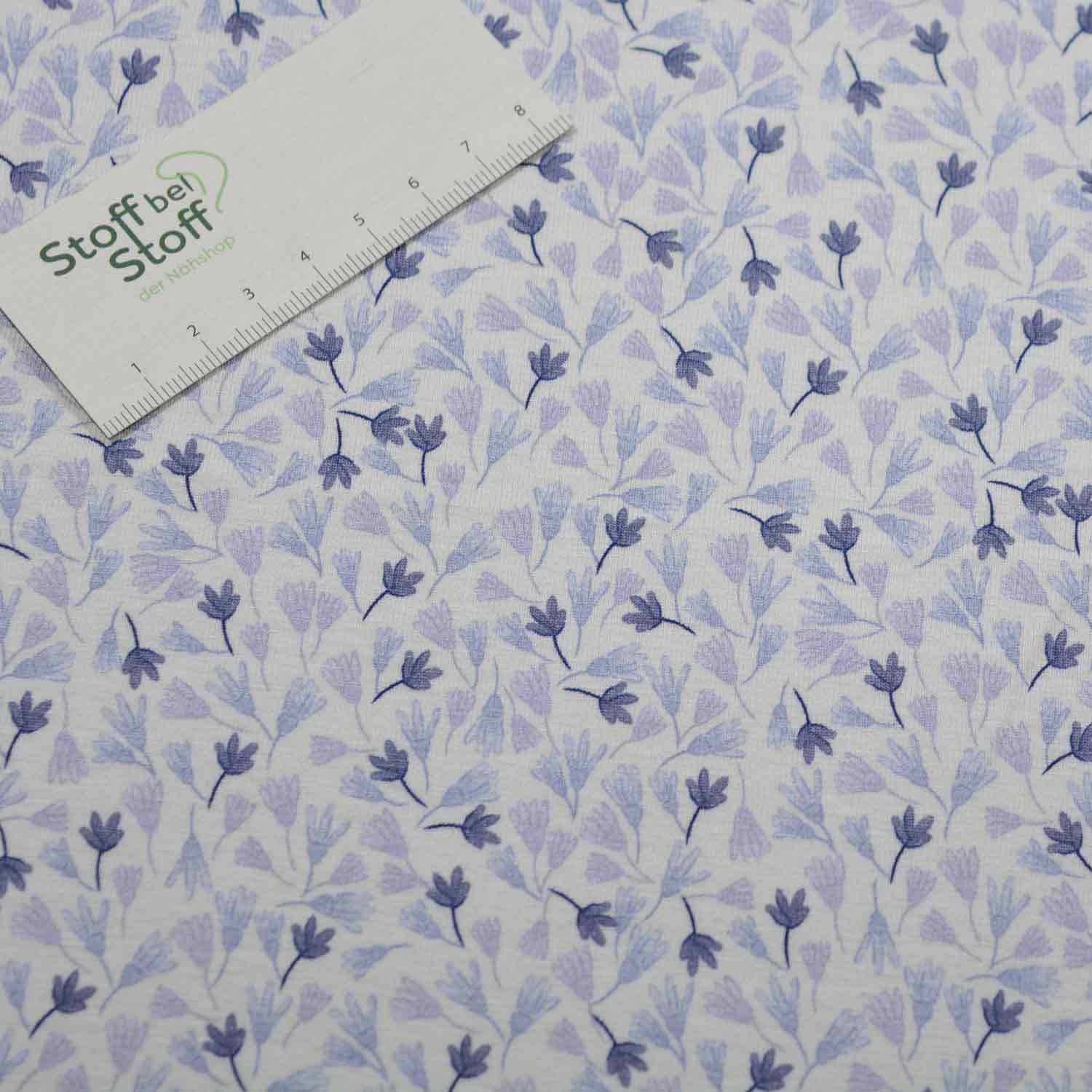 Baumwoll-Jersey Dina Blüten SBS11175