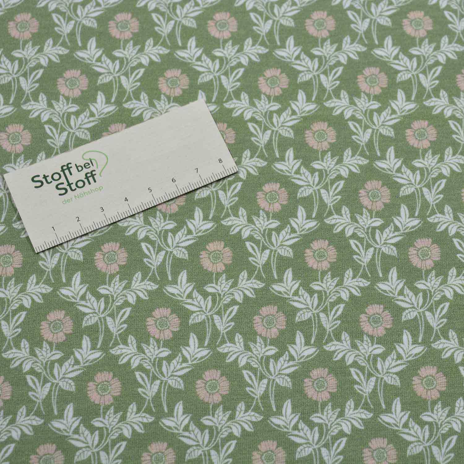 Baumwoll-Jersey Dina Blumen SBS11354