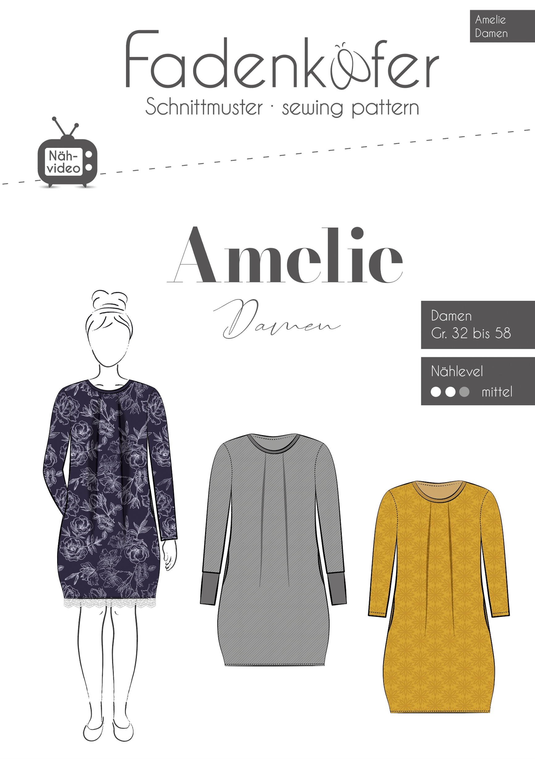 Kleid Amelie Damen 