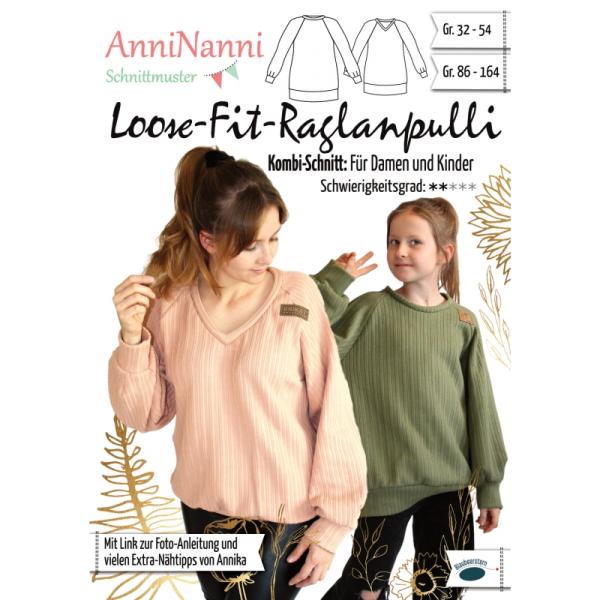 Loose-Fit Raglanpulli Kinder und Damen