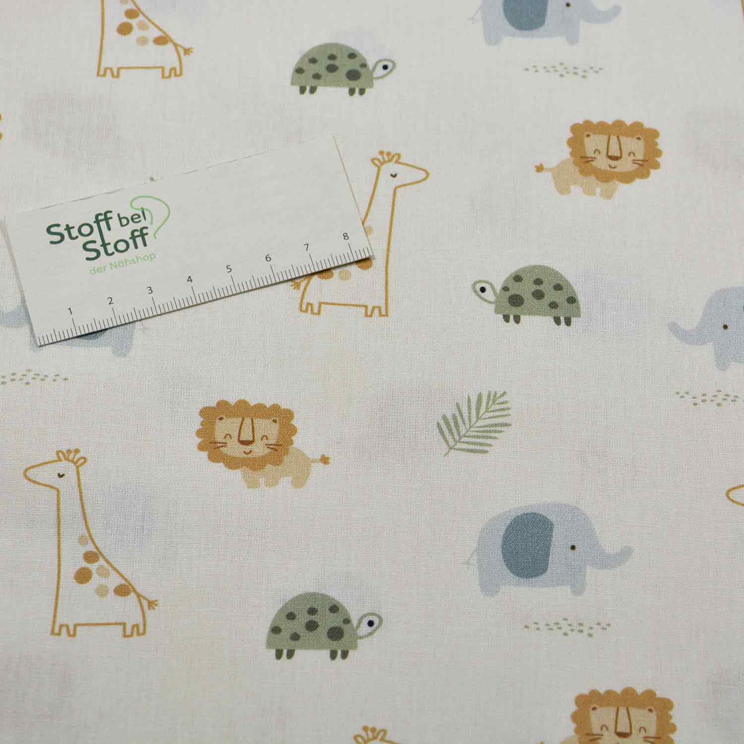 Baumwolle "Zoo-Tiere" - SBS11438